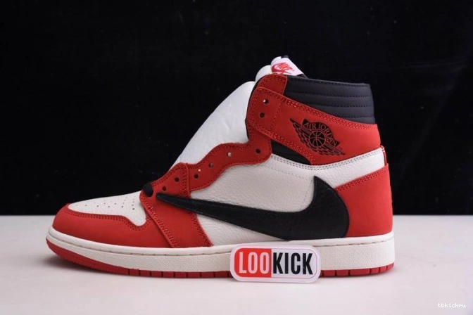 TBK SCOTT AIR RETRO TRAVIS CD4487 X 100(RED) - OG HIGH JORDAN 1 0728